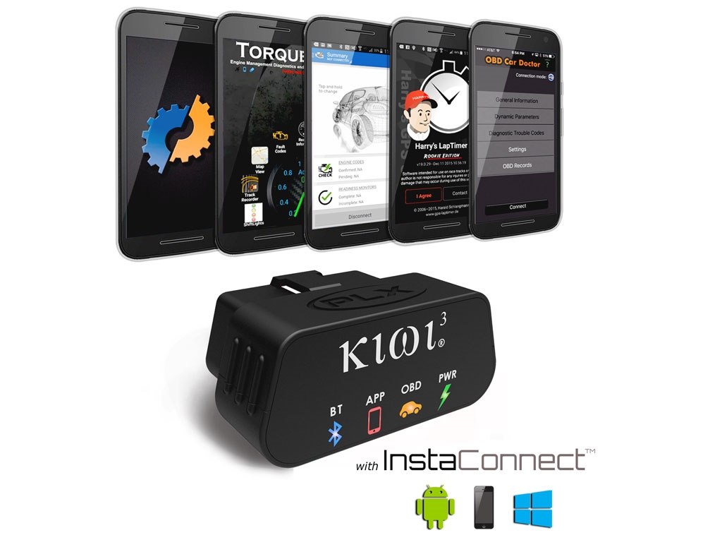 Kiwi 3 OBD2 OBDII Wireless Bluetooth Diagnostic Scanner | Apple Android